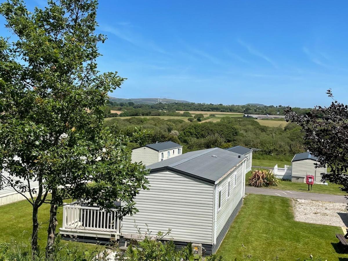 Luxury Caravan Cornwall Sleeps 4 Countryside View St Austell Exterior photo